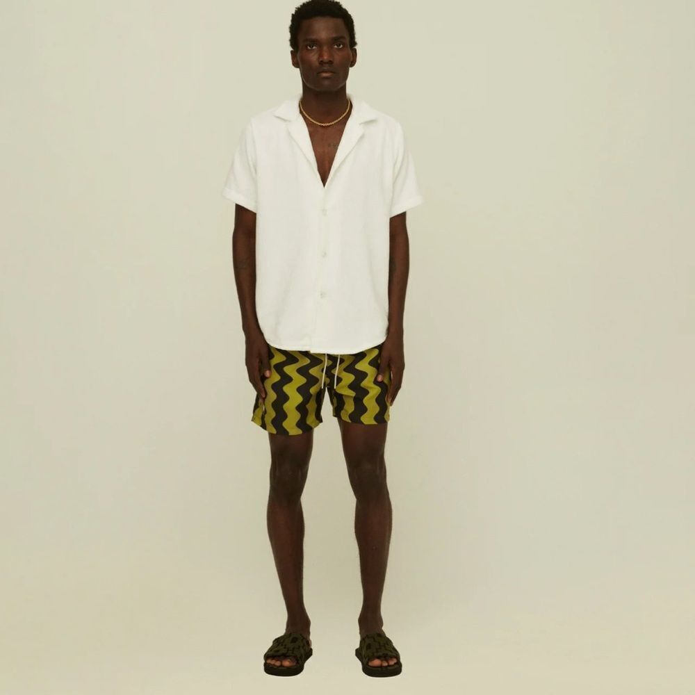 OAS WHITE CUBA TERRY SHIRT NWT